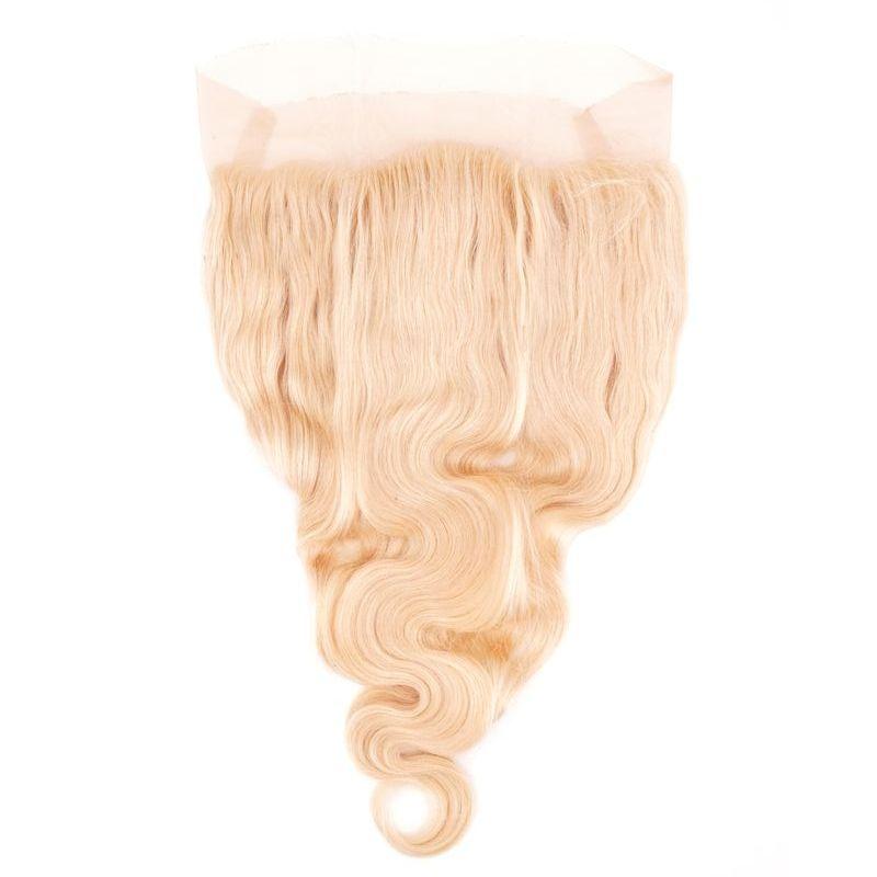 360 Russian Blonde Body Wave Lace Frontal